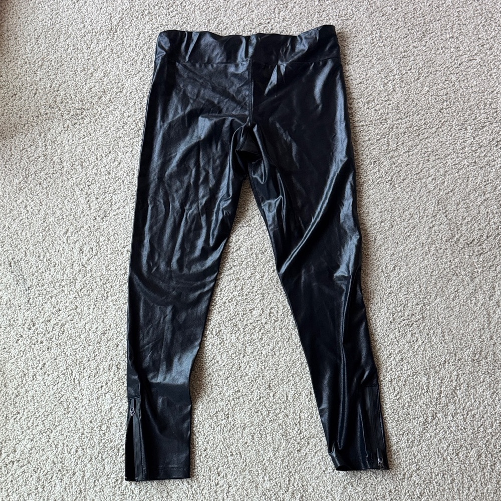 Carbon38 Takara Shine Leggings Zipper Ankle Women’s Size L